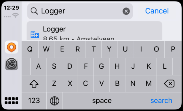 CarPlay Search