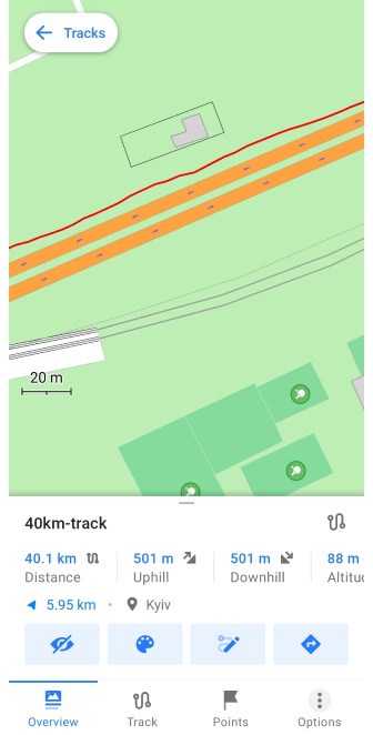 Track Appearance overview Android